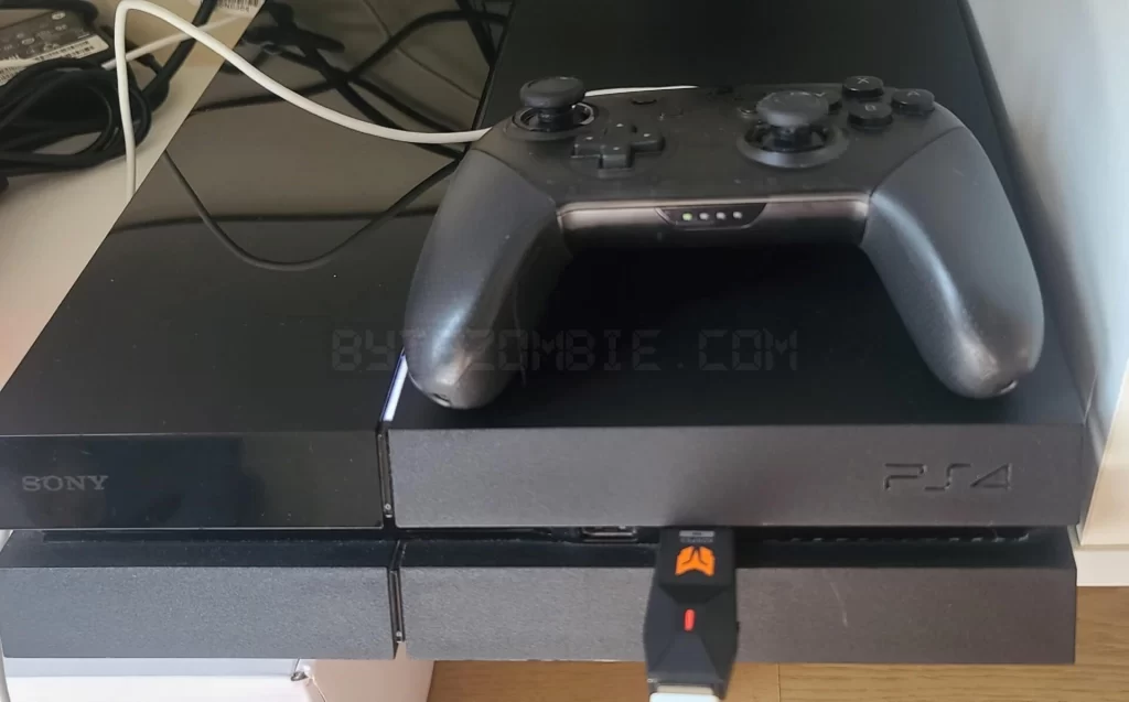Switch Pro Controller Connected to PS4